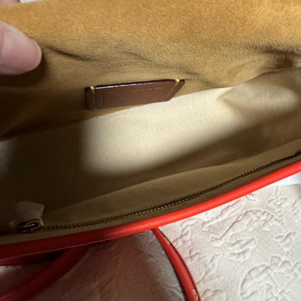 Coach Tabby in orange soft leather - Picture 5 of 16